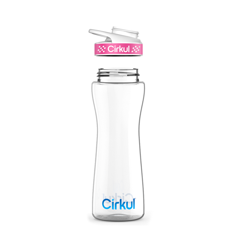 22oz. Plastic Bottle & Comfort Grip Lid AJVD94